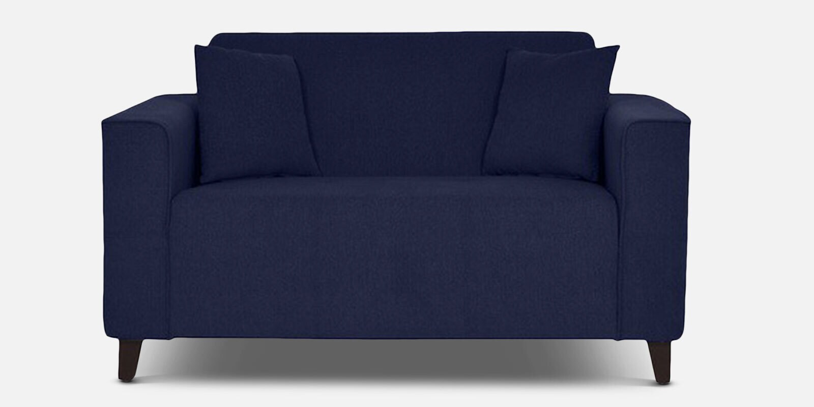 Meruit Fabric 2 Seater Sofa In Navy Blue Colour
