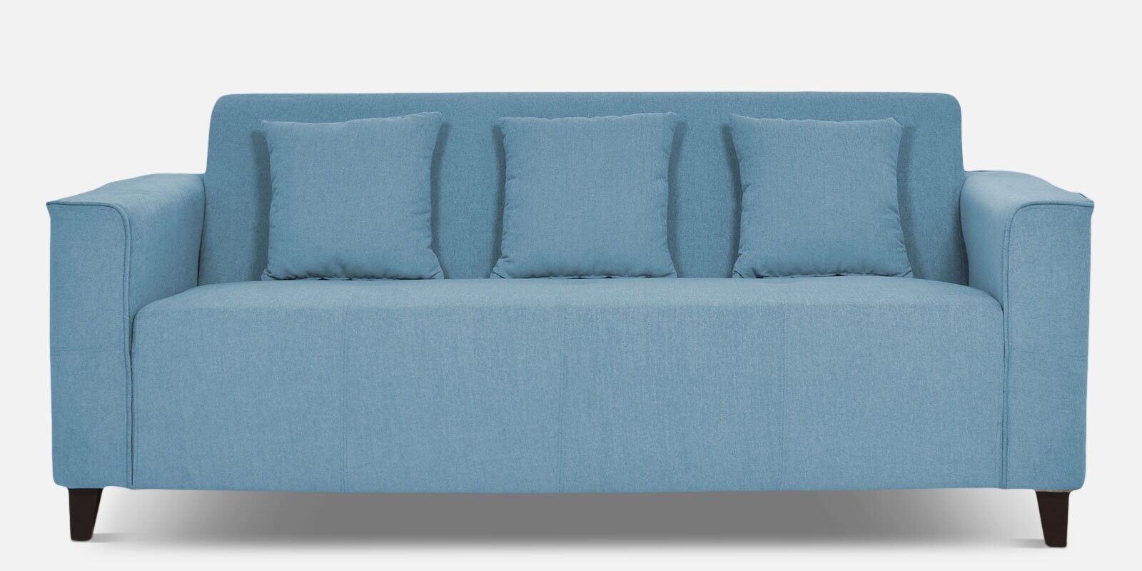 Meruit 3 Seater Sofa In Ice Blue Colour In Colour Meruit 3 Seater Sofa In Ice Blue Colour In Colour