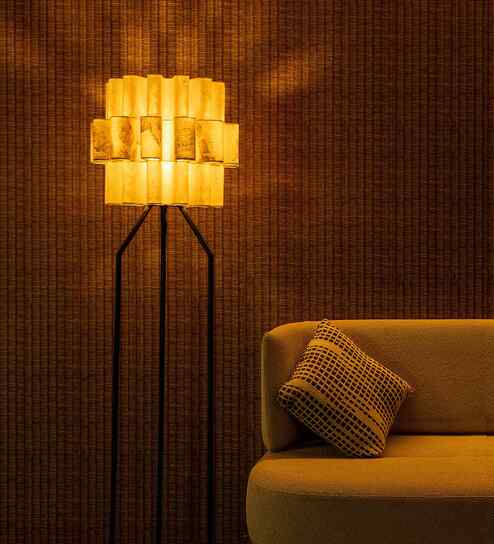 MEANDER Mystiva (FL) Handcrafted Floor Lamp with Bulb (E27 Holder)