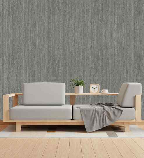 Medium Grey Design Subtle Elegance Modern Style Wallpaper