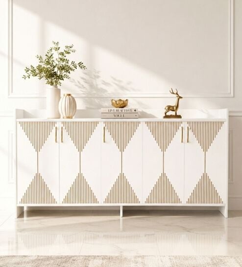 Meko Sideboard In White Finish
