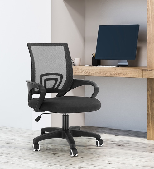 Buy Citta Ergonomic Chair In Grey Colour By Workspace Interio Online