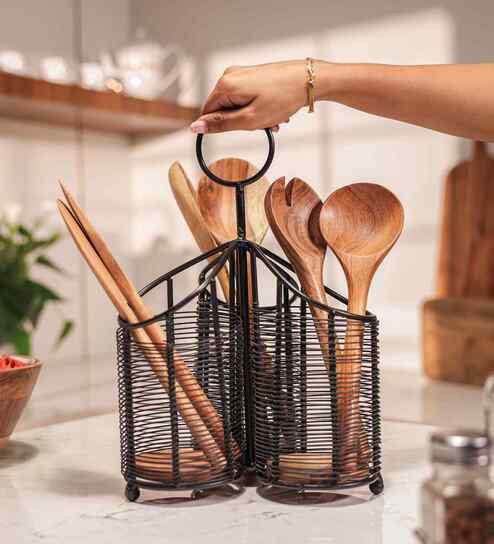 Metal Mate Utensils Holder