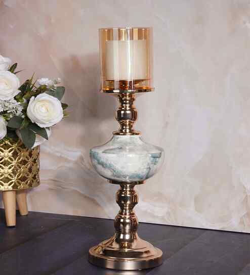 Metal Mystic Candle Holder French Gold Candle Stand
