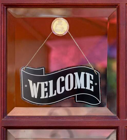 Open And Close Black Metal Plate