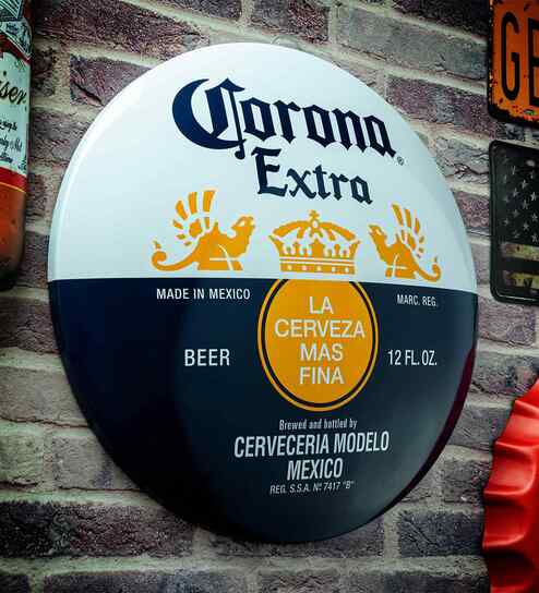 eazywagon Corona Extra Metal Shield wall decor-picture-20