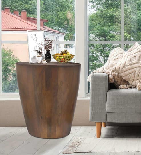 Elysian Wooden Coffee Table In Walnut Finish