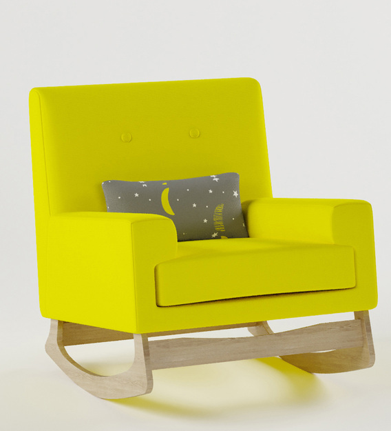 yellow nursing chair