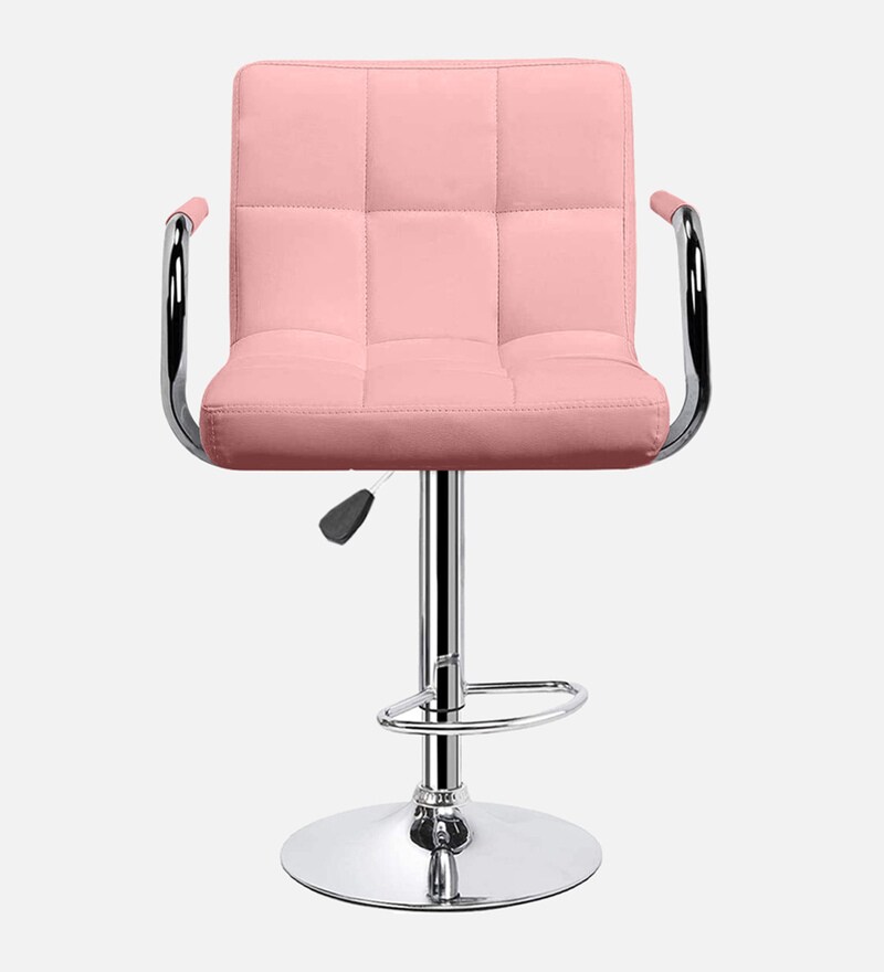 Buy Melbourne Full Back Bar Stool In Pink Colour By Redefine Online Contemporary Bar Stools