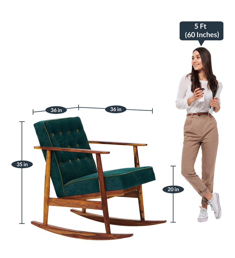 Buy Memsaab Tuffted Rocking Chair in 