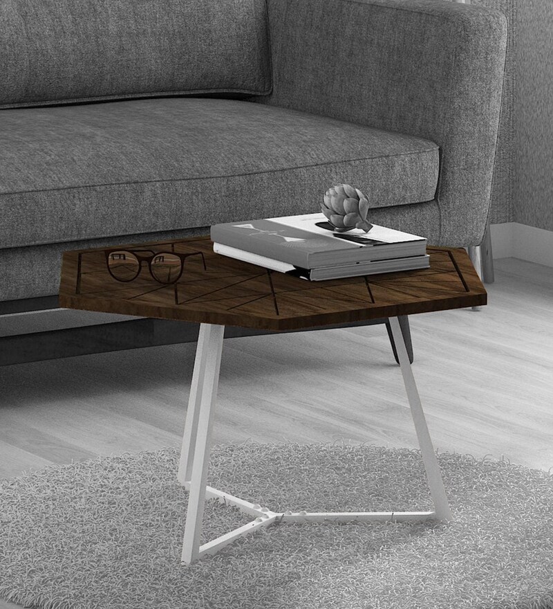 Buy Merrington Solid Wood Coffee Table In White Finish By Bohemiana