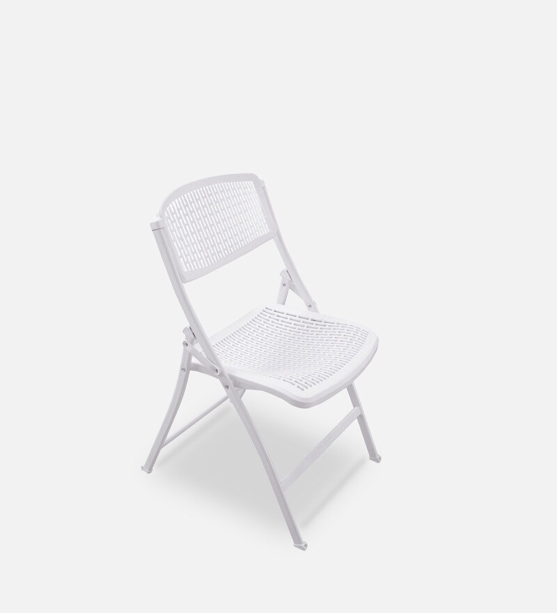 Buy Mesh Folding Chair in White Finish by Home Centre Online Folding Chairs Chairs