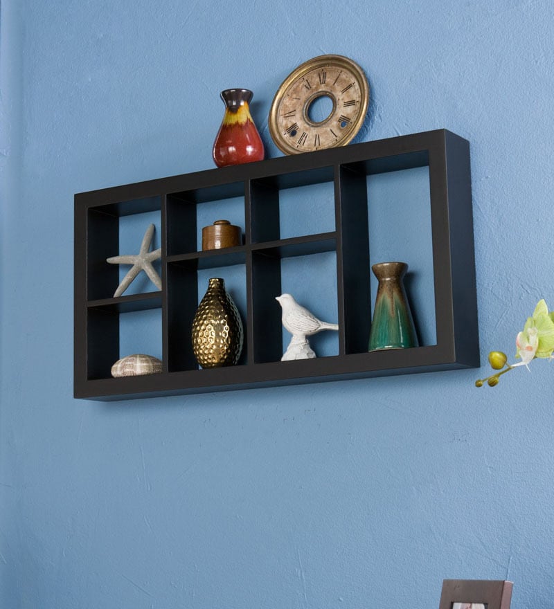 black display shelf