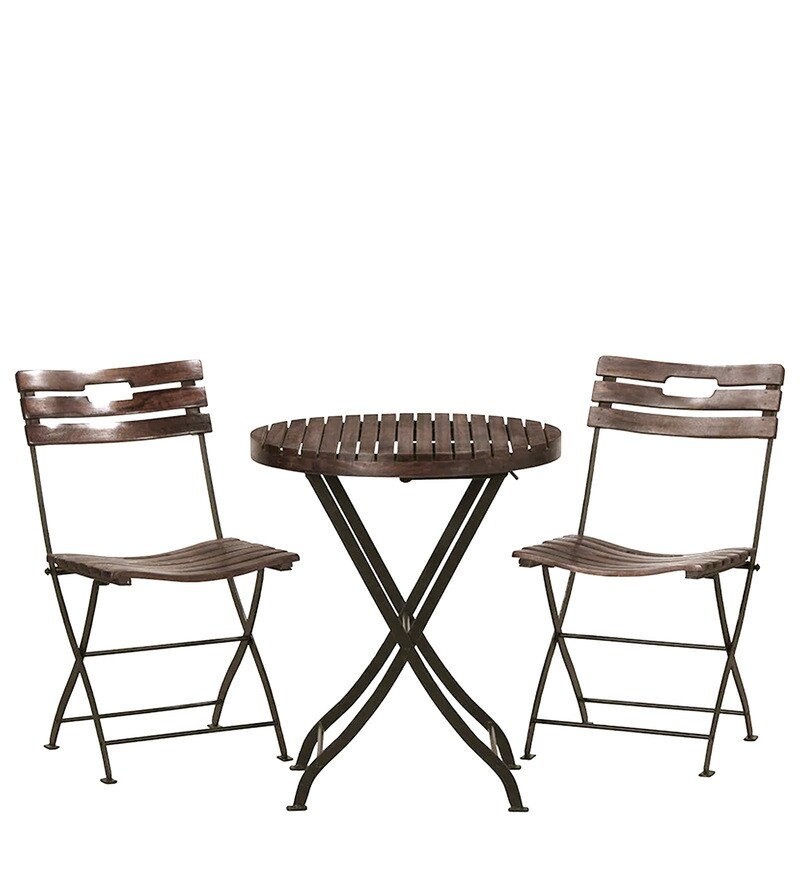 Buy Mexico Patio Set In Provincial Teak Finish By Bohemiana Online