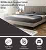 Mason Upholstered Queen Size Bed In Grey Colour