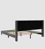 Mason Upholstered Queen Size Bed In Grey Colour