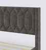 Mason Upholstered Queen Size Bed In Grey Colour