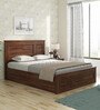 Mechelen Queen Size Bed with Box Storage in Sheesham Colour
