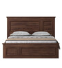 Mechelen Queen Size Bed with Box Storage in Sheesham Colour