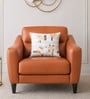 Meda 1 Seater Sofa In Tan Brown Colour