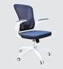 Swed Breathable Mesh Ergonomic Chair In Blue Colour