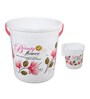 Plastic 2 Pcs Bucket Set In Assorted Colour