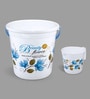 Plastic 2 Pcs Bucket Set In Assorted Colour