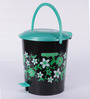 18 Ltr Pedal Plastic Dustbins In Black