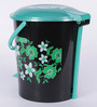 18 Ltr Pedal Plastic Dustbins In Black