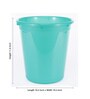 10 Ltr Open Plastic Dustbins In Blue
