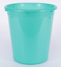 10 Ltr Open Plastic Dustbins In Blue