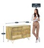 Medhi Solid Wood Chest Of Drawer In Natural Finish