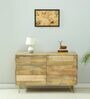 Medhi Solid Wood Chest Of Drawer In Natural Finish