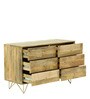 Medhi Solid Wood Chest Of Drawer In Natural Finish