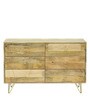 Medhi Solid Wood Chest Of Drawer In Natural Finish