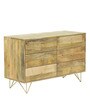 Medhi Solid Wood Chest Of Drawer In Natural Finish