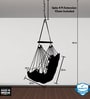 Medio Fabric Swing in Blue Colour