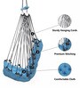 Medio Fabric Swing in Blue Colour
