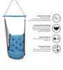 Medio Fabric Swing in Blue Colour