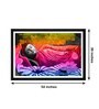 Meditating Buddha And Flowers Canvas Art Print