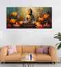 Meditating Buddha With Lotus Flower Canvas Wall Painting