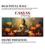 Meditating Buddha With Lotus Flower Canvas Wall Painting