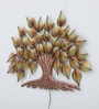 Medium A-Cut Pipal Tree Multicolour Iron Wall Art With Led