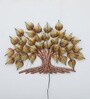 Medium A-Cut Pipal Tree Multicolour Iron Wall Art With Led