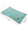 Dancing Pearl- Medium Blue Fabric Dog Mat
