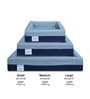 Alias- Medium Blue Fabric Pet Bed
