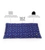 Woof- Medium Blue & White Fabric Dog Mat