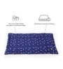 Woof- Medium Blue & White Fabric Dog Mat