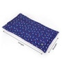 Woof- Medium Blue & White Fabric Dog Mat