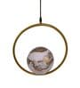 Medora Gold Metal Hanging Light
